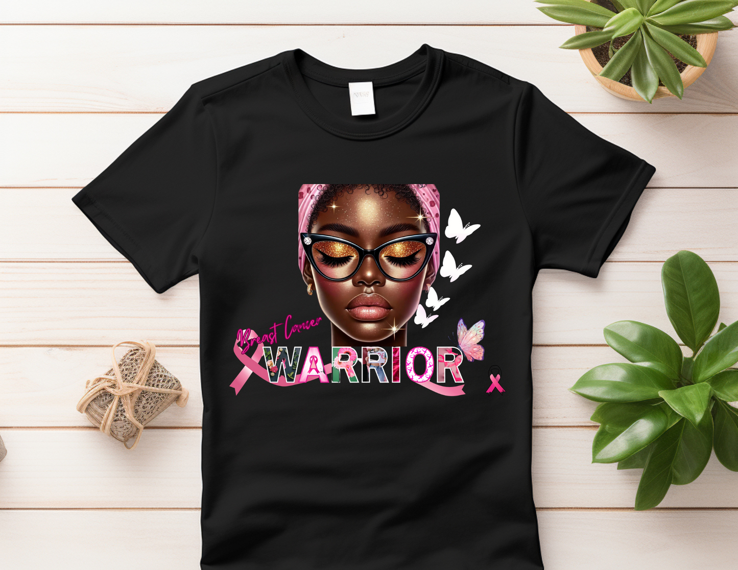 Editable Pink Breast Cancer Awareness Digital