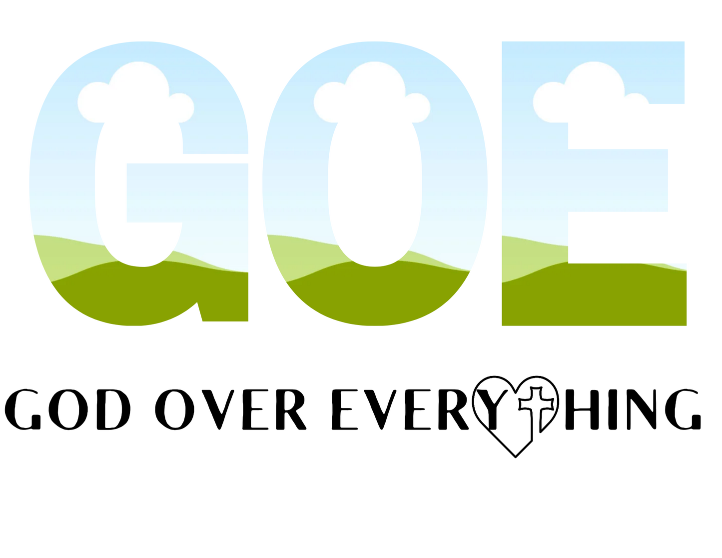 GOD OVER EVERYTHING HEART DIGITAL PRODUCT