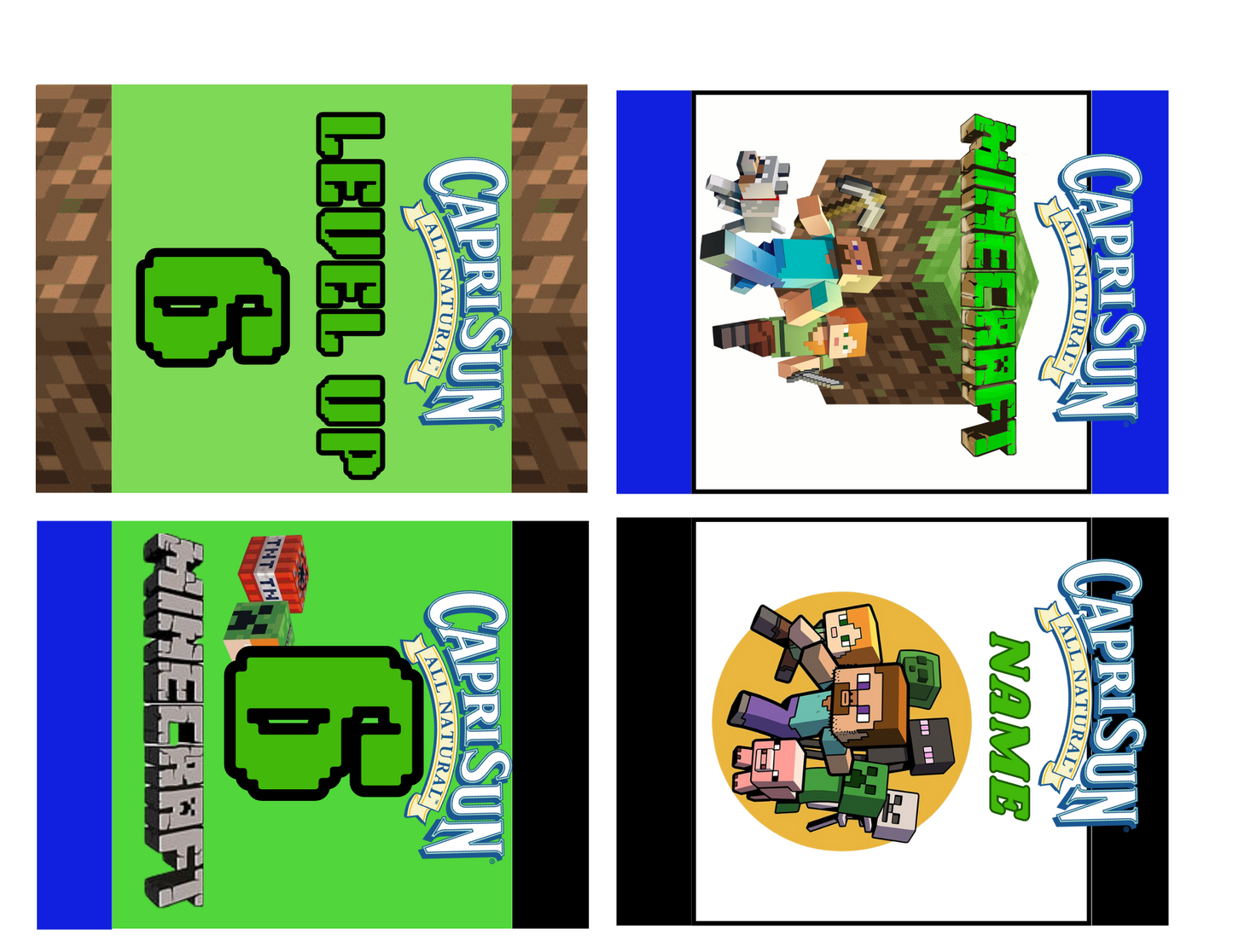 MINECRAFT PARTY FAVOR BUNDLE