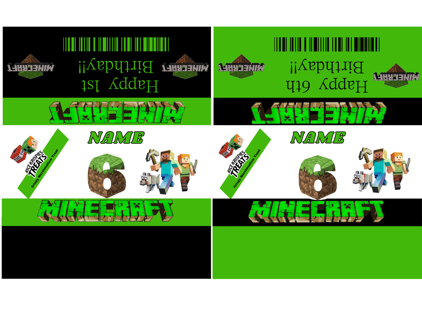 MINECRAFT PARTY FAVOR BUNDLE