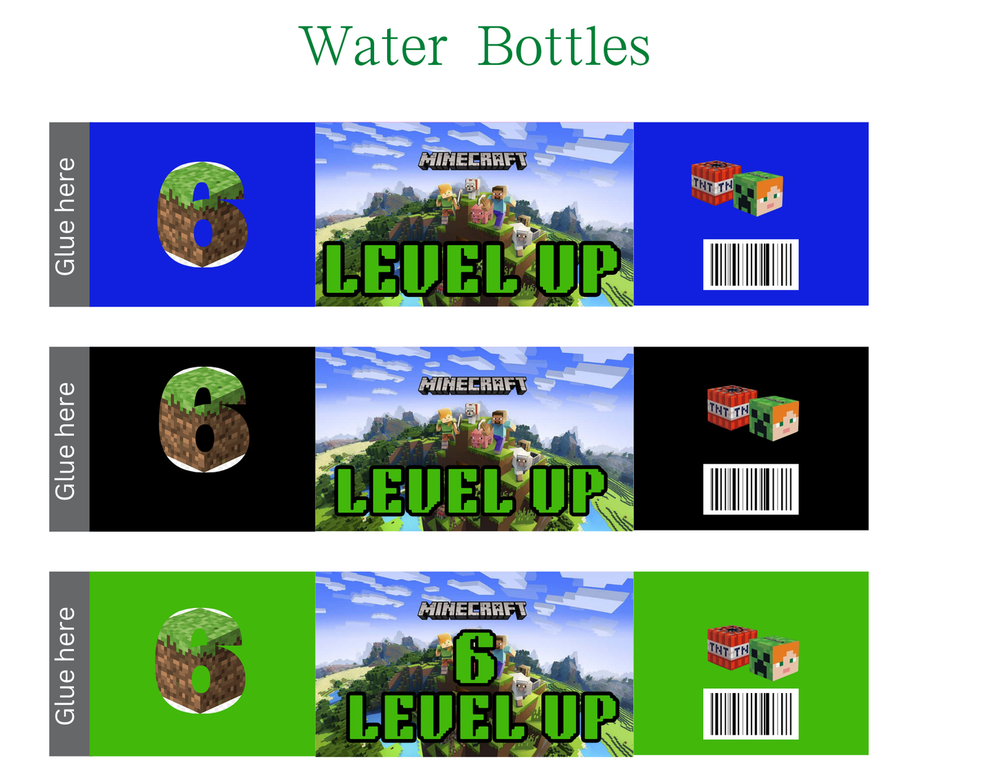 MINECRAFT PARTY FAVOR BUNDLE