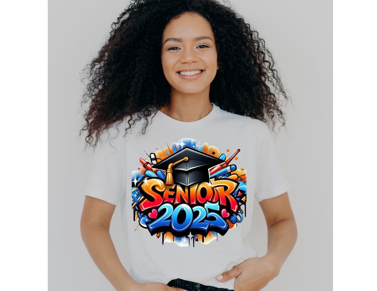 SENIOR 2025 AIRBRUSHED TSHIRT