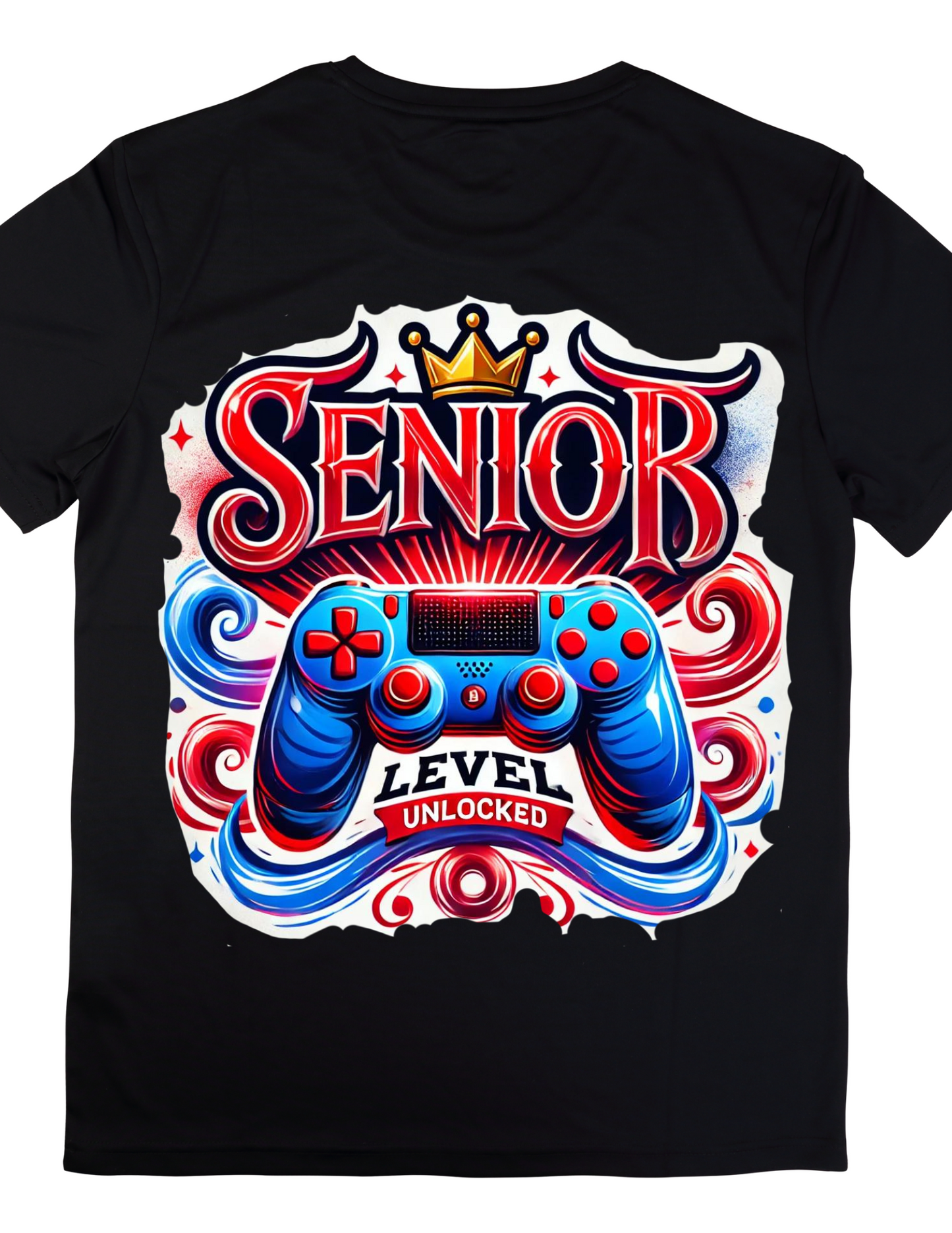 SENIOR GRADUATE GAMER RED AND BLUE DIGITAL FILE