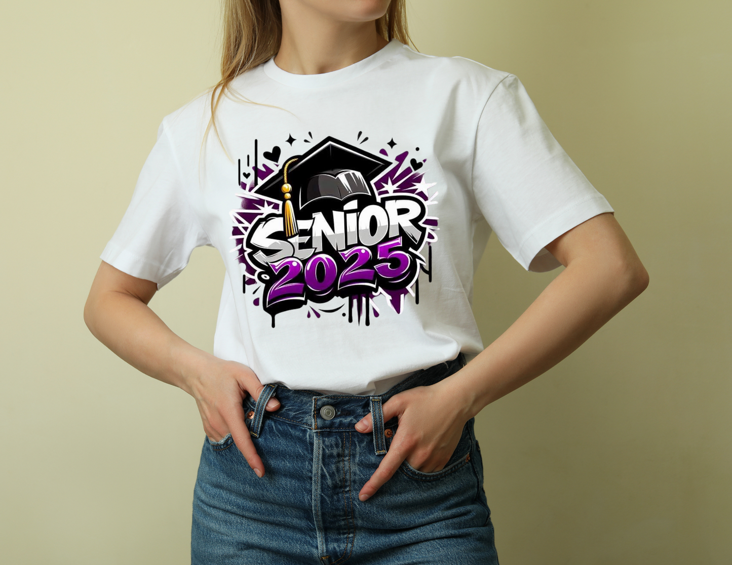 Purple Airbrush Senior PNG digital