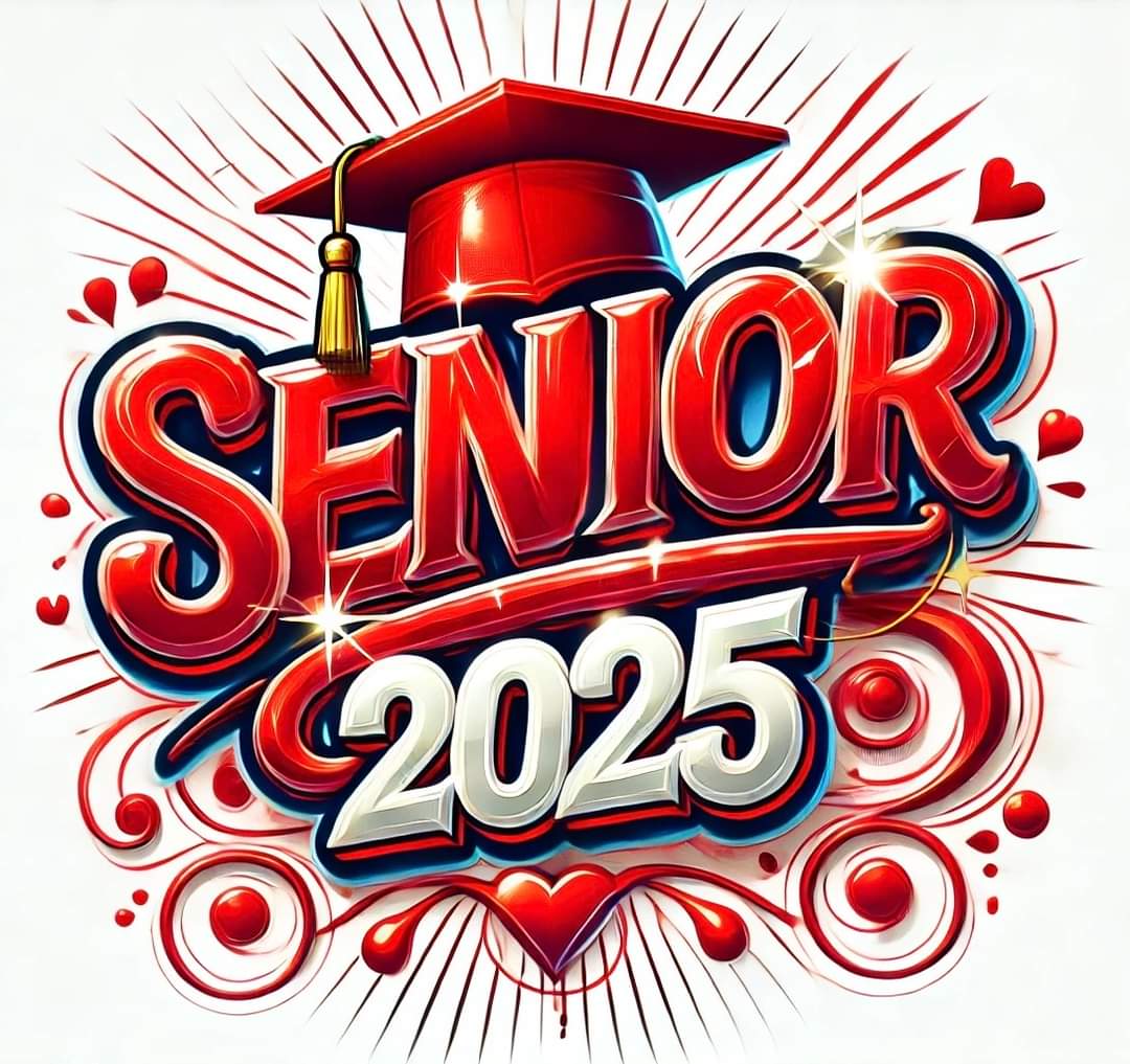 RED AIRBRUSHED SENIOR DIGITAL DESIGN